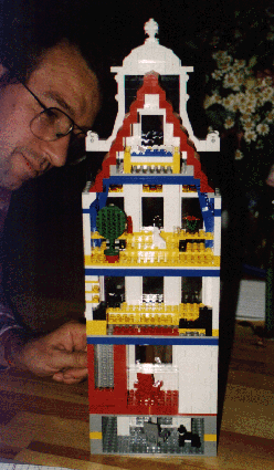 back of LEGO model