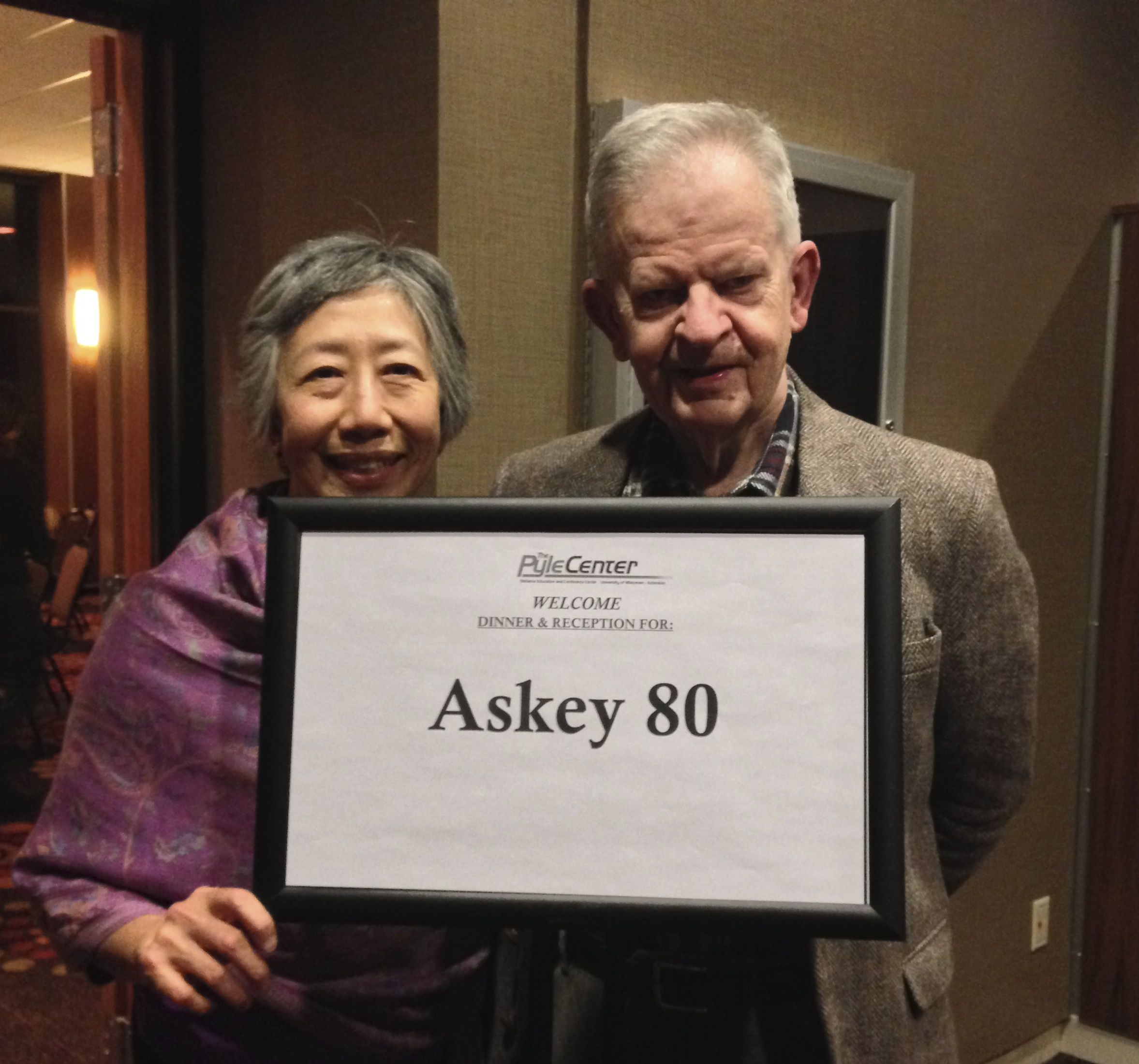 Askey with Patsy Wang-Iverson