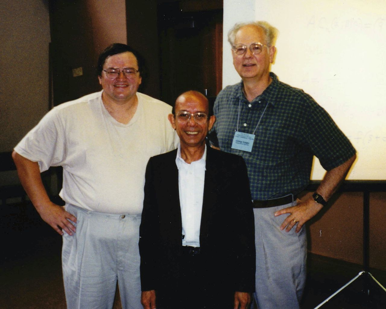 Suslov, Rahman, Gasper at Mt Holyoke College, 1998
