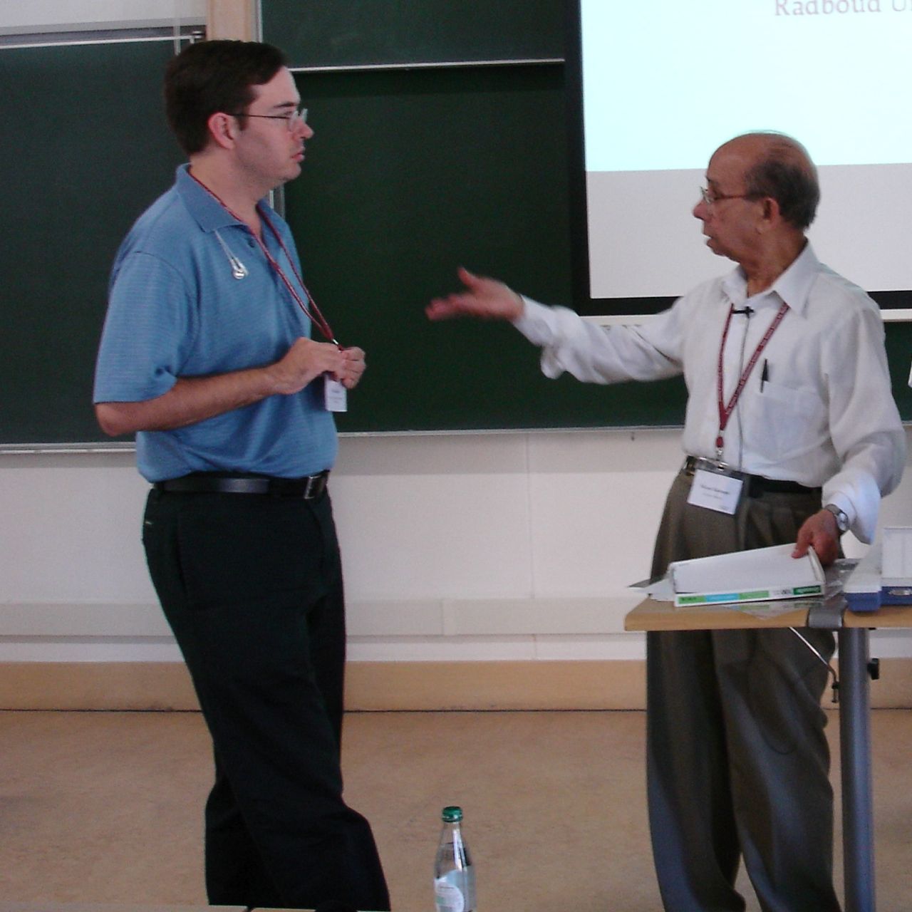 Eric Rains and Mizan Rahman, Newton Institute, 2009